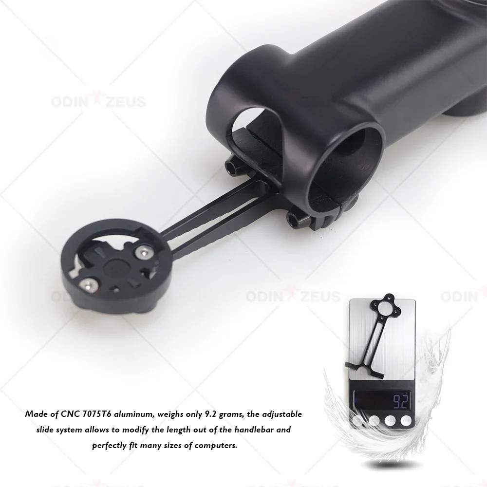 Carbon Bicycle Riser Handlebar Stem 60-120mm 6/17 Degree 31.8mm Computer Stand