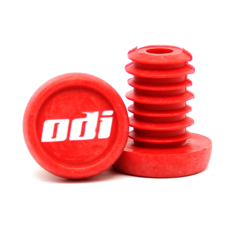 ODI Nylon Push In Style BMX Handlebar Ends – THUG PLUGS – Bar Ends – PAIR -RED