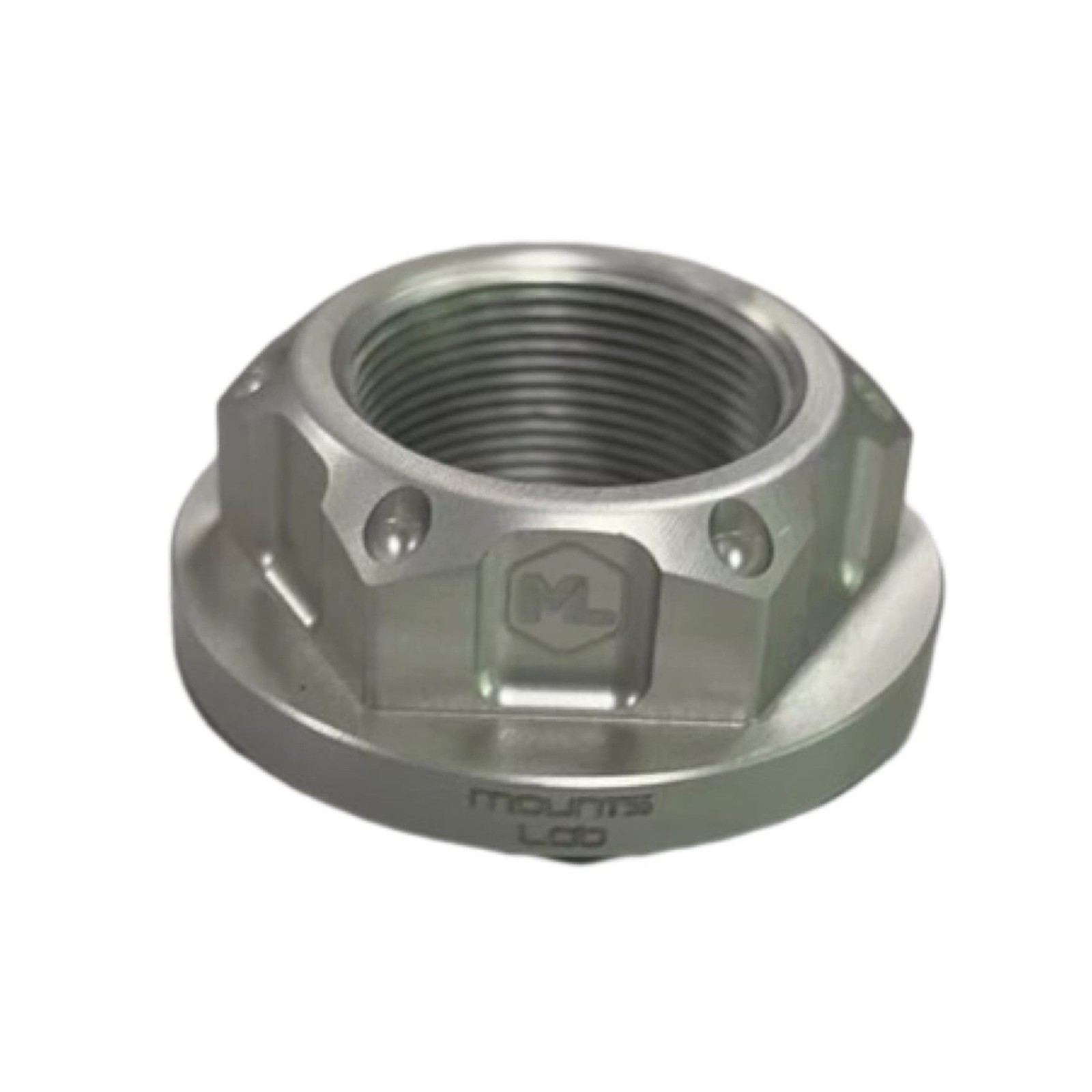 Motomount R7 Steering Stem Nut (Aluminium Open/Flanged Top Yoke Nut M22x1.00m…