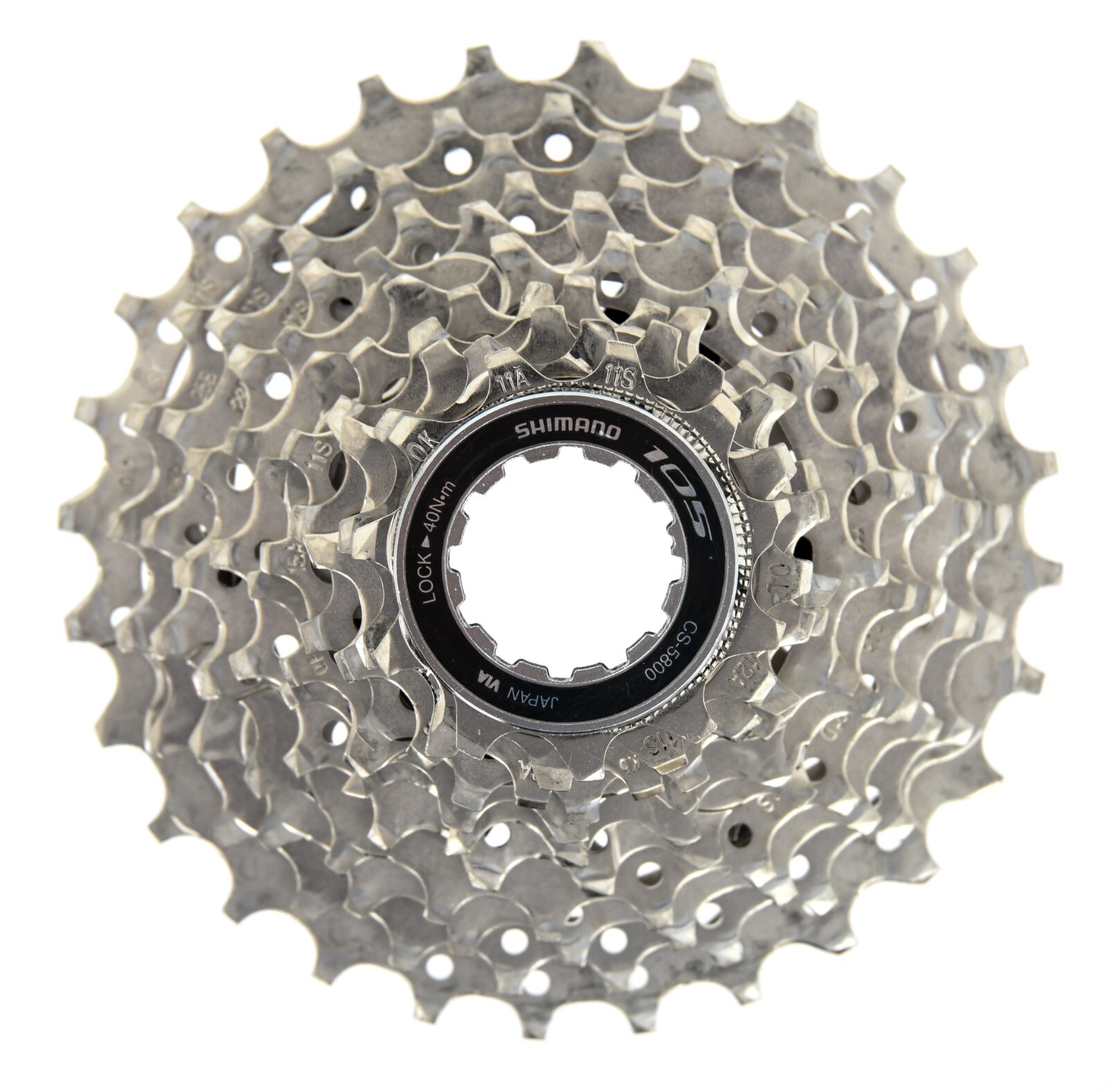 Shimano 105 CS-5800 11 Speed Road Bike Cassette 11-28T Steel Cogs Training