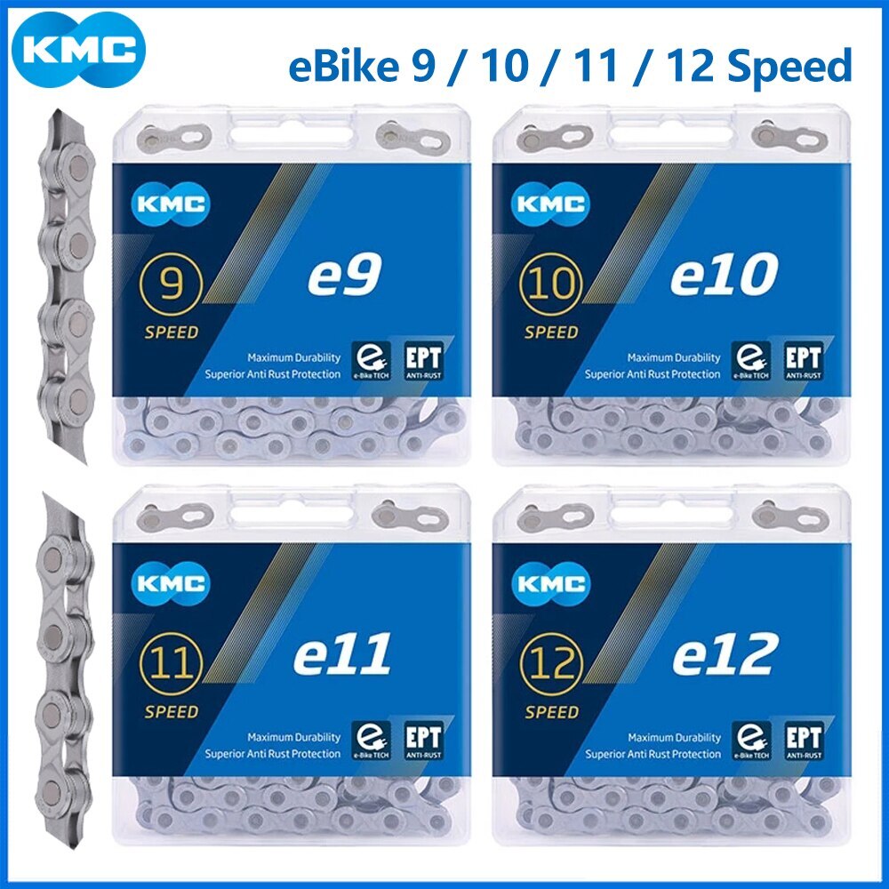 KMC E-Bike Chain e8 e10 e11 e12 EPT Bicycle Chains 6/7/8/10/11/12 Speed 136L