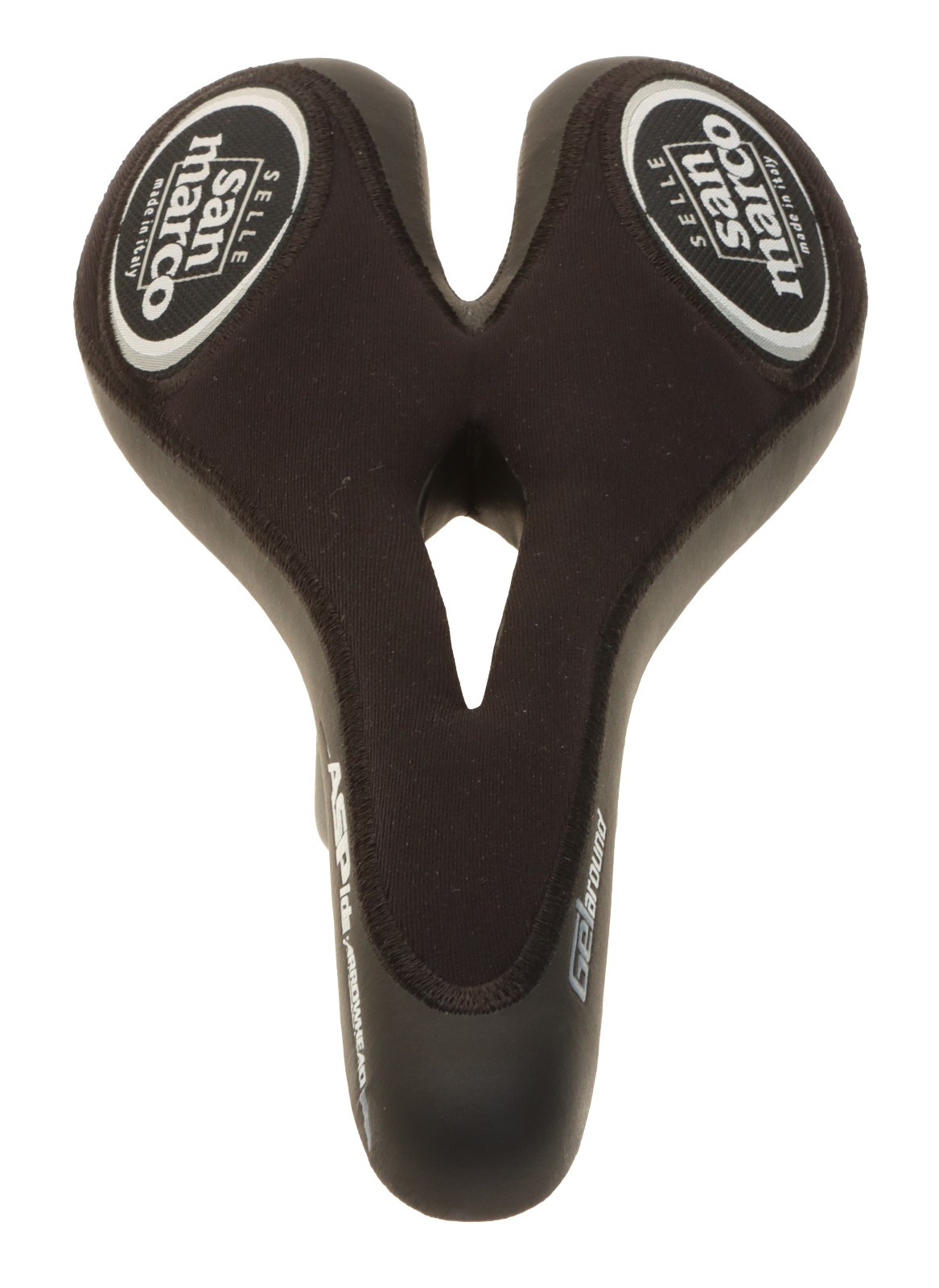 Selle San Marco Aspide Arrowhead Gel Saddle Chromoly Rails Black NIB NOS NEW