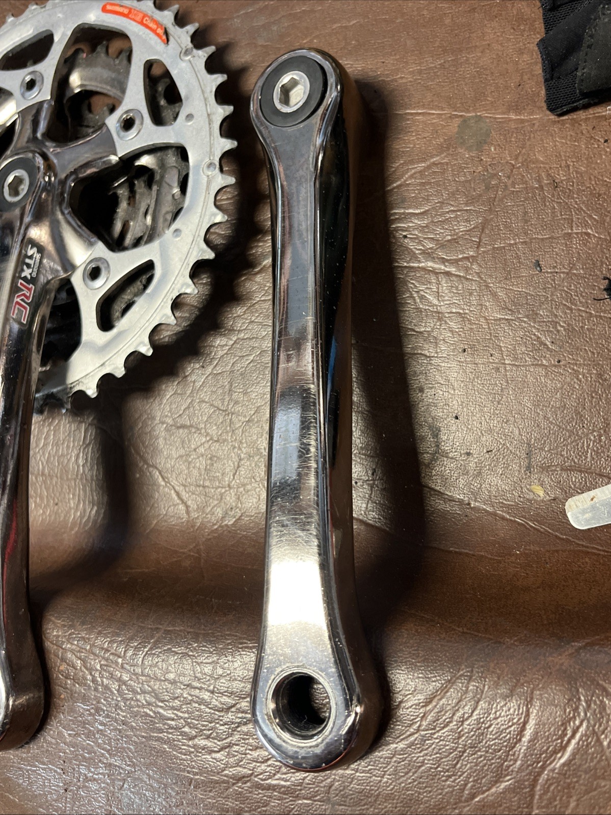 Vintage Shimano STX RC FC-MC33 Crankset 175mm 3x Triple Square Taper MTB
