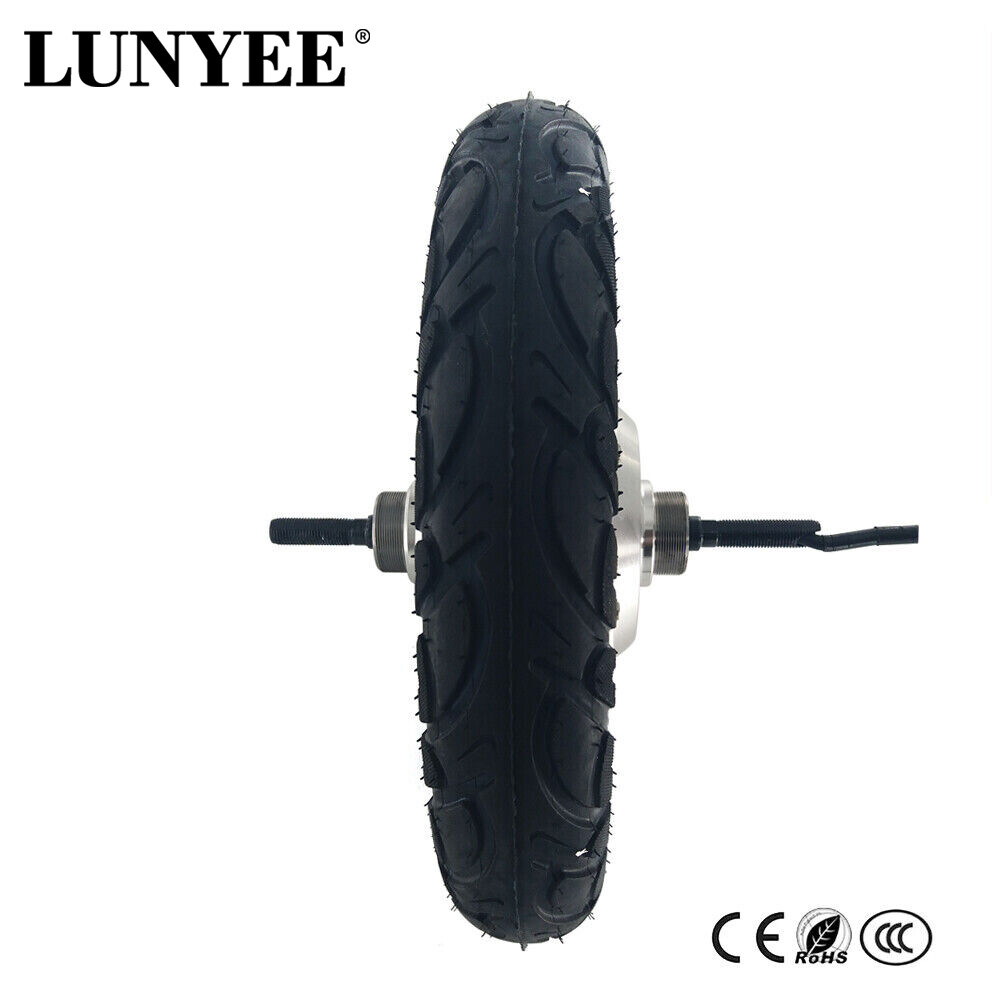 12 inch Electric Wheelbarrow Gear Motor High Torque Hub Motor Narrow Tyre