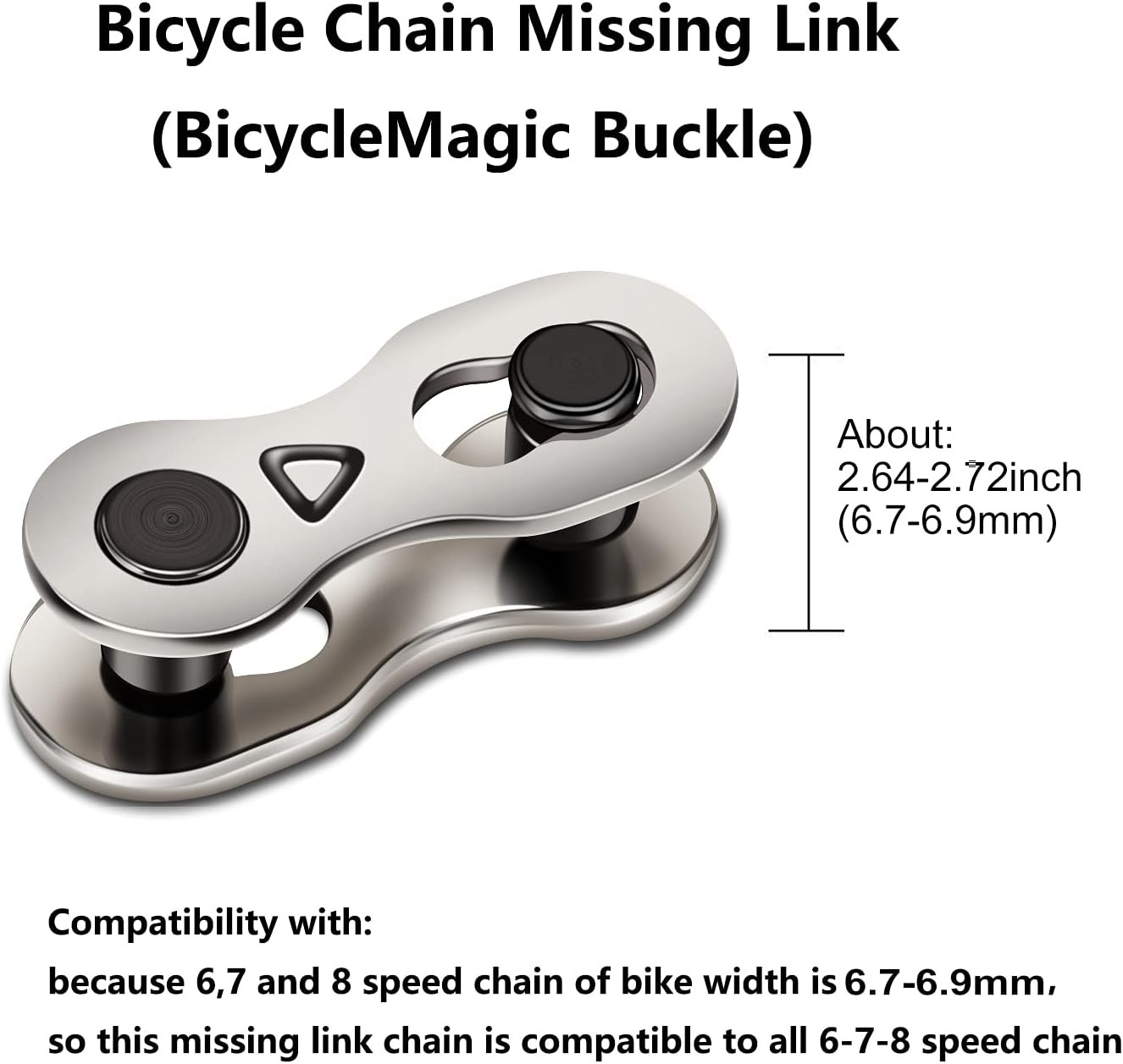 10 Pairs 20pcs Bicycle Missing Link for 6-7-8 Speed Chain, Professional Reusable