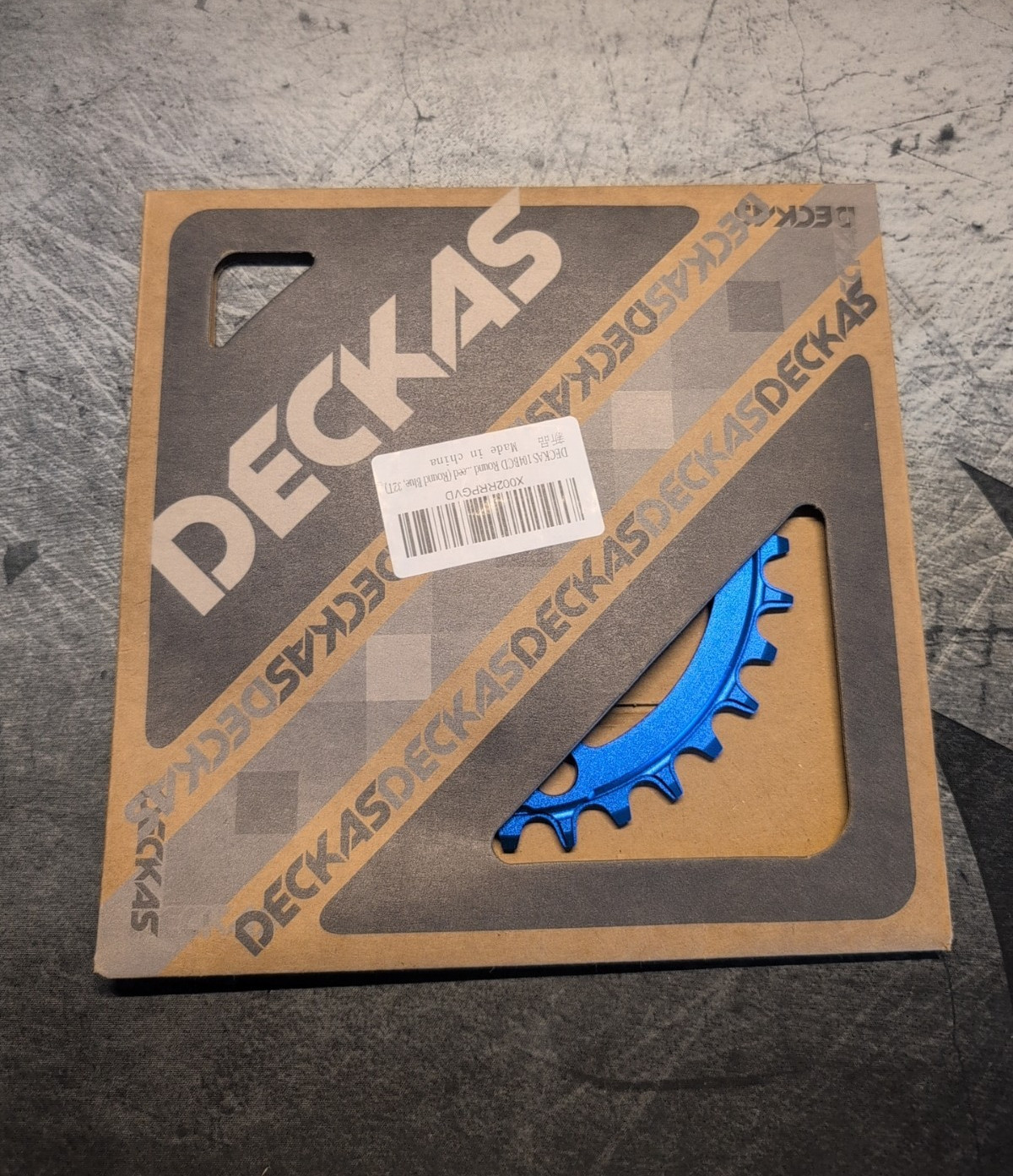 Deckas – Round – 104BCD 32T Narrow Wide Chainring Single Chainring – Blue