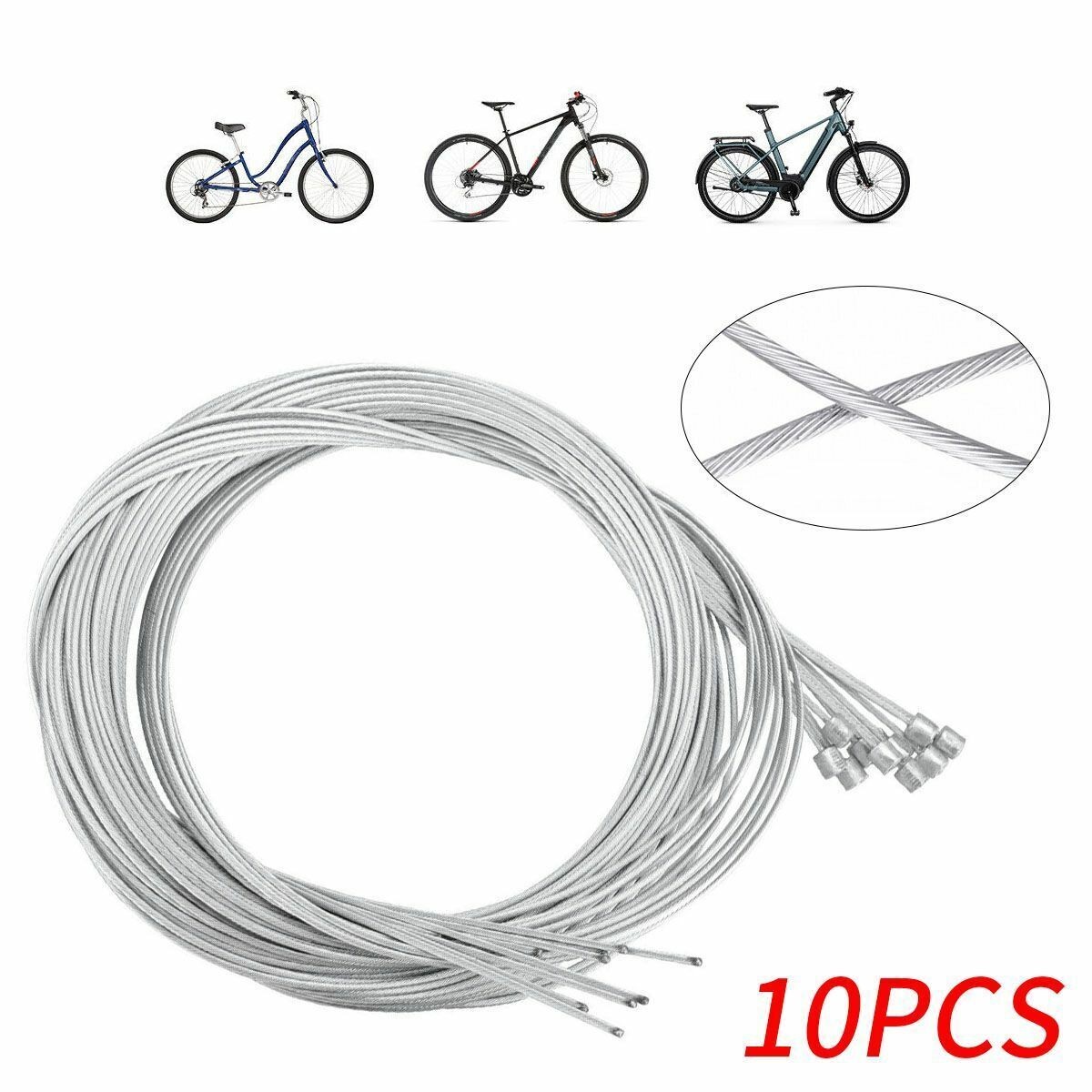 20X Bicycle Shift/Brake Shifter Derailleur Gear Stainless Steel Inner Cable Wire