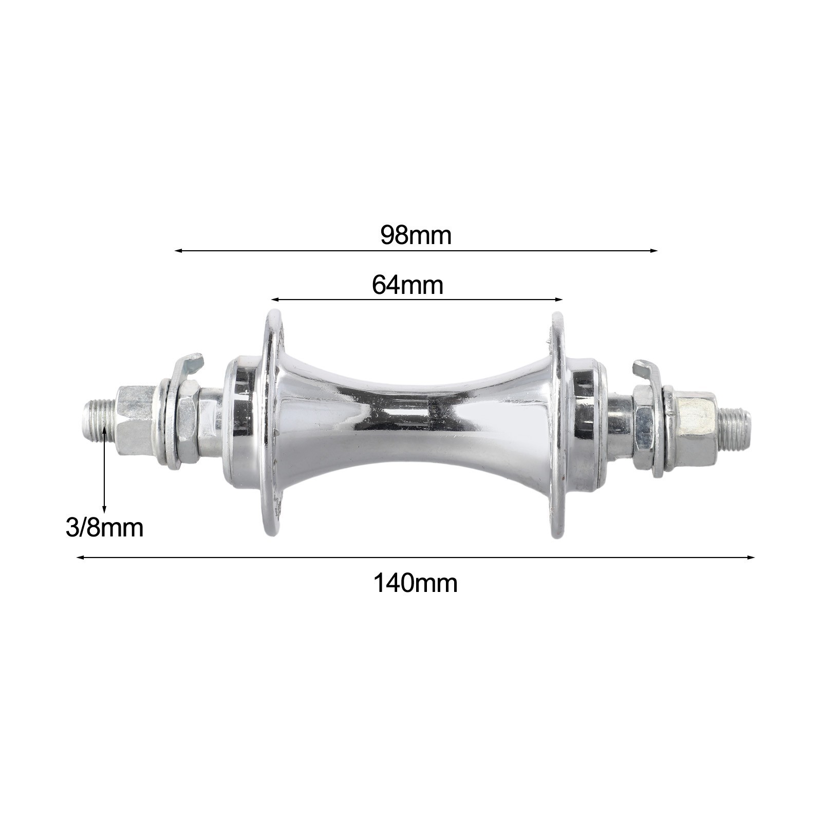 1pc 36 Hole Bike Hub Bicycle Kits Iron Steel Rear 130MM Rear Drum 340g