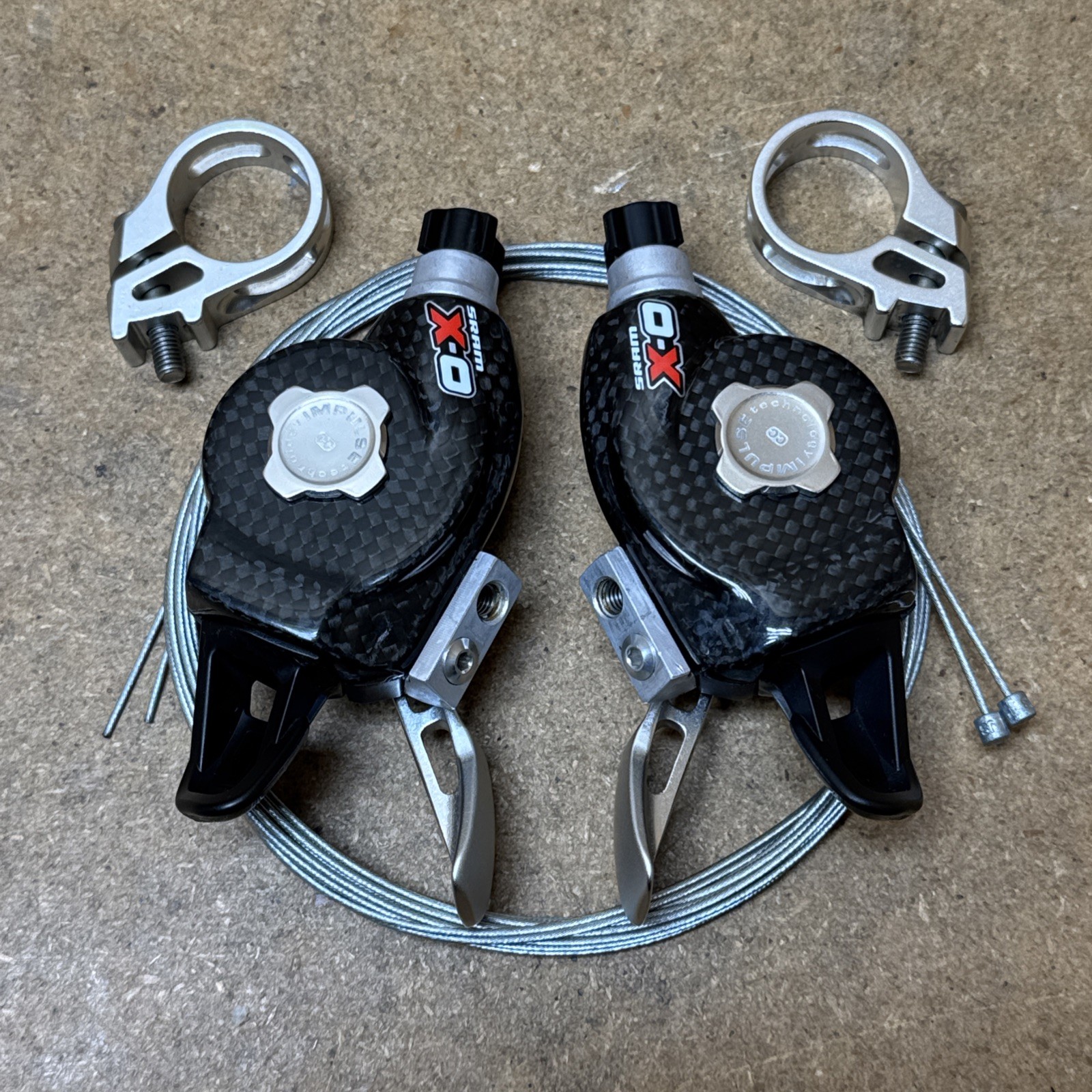 SRAM X0 – 3 x 9 Speed Trigger Shifter Set, Shifters, 9s Triple 27, EXCELLENT!