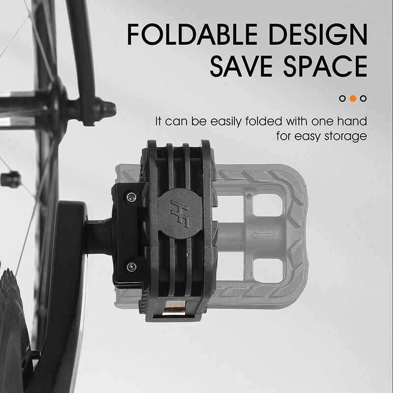 WEST BIKING Foldable Bicycle Pedals Mountain Bike Nylon Folding Pedals a Pair