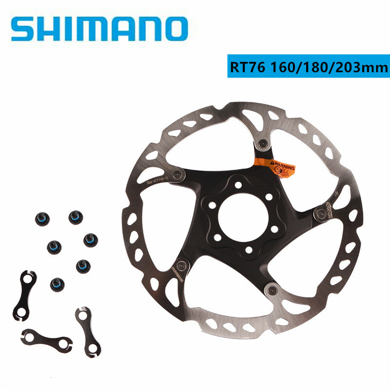 Shimano SLX SM RT76 Disc Brake Rotor 6 Bolt 160 180mm 203mm MTB Bike Rotor Bolts