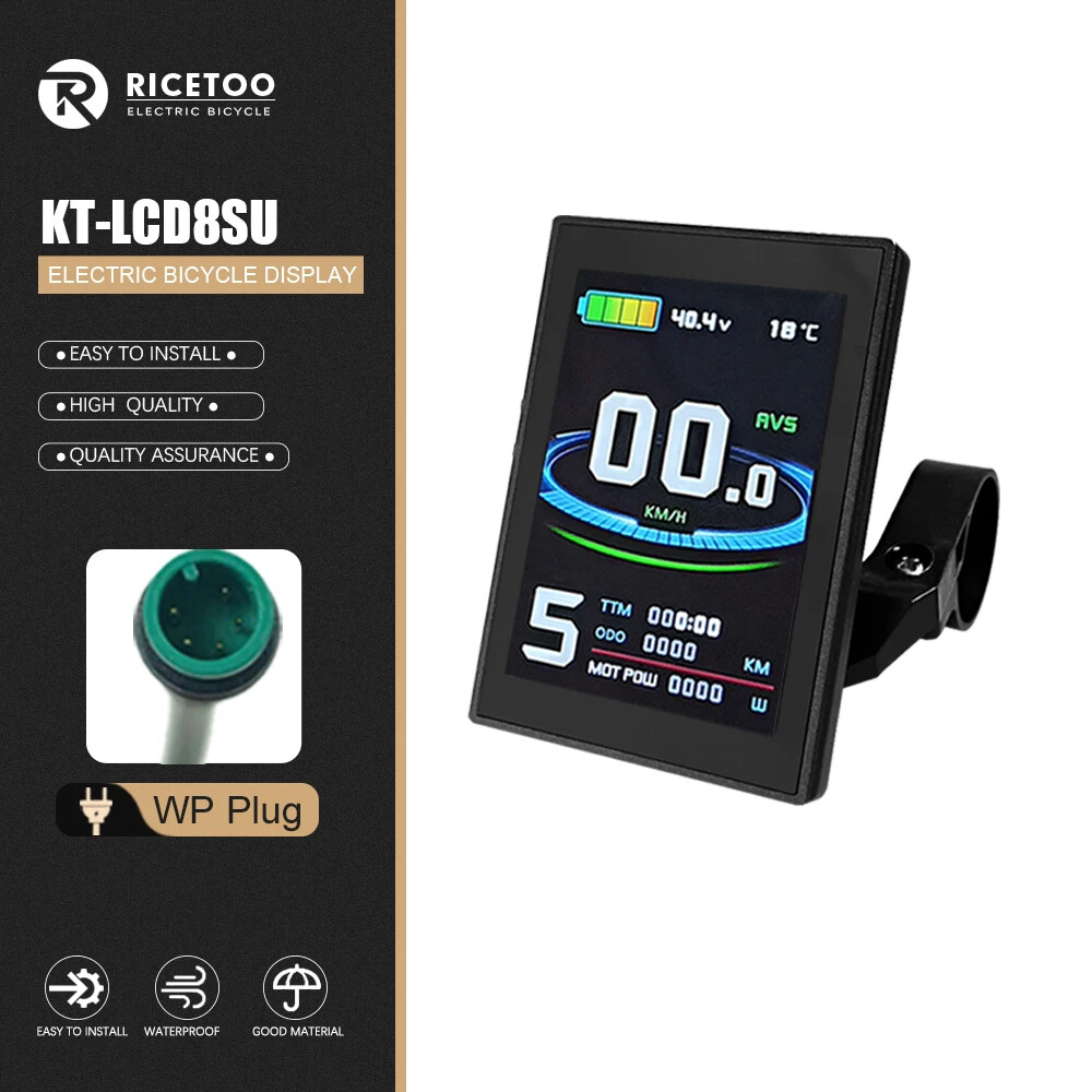 Electric Bicycle Display KT LCD3 LCD4 LCD5 LCD8H LCD9R 24V 36V 48V 72V Display