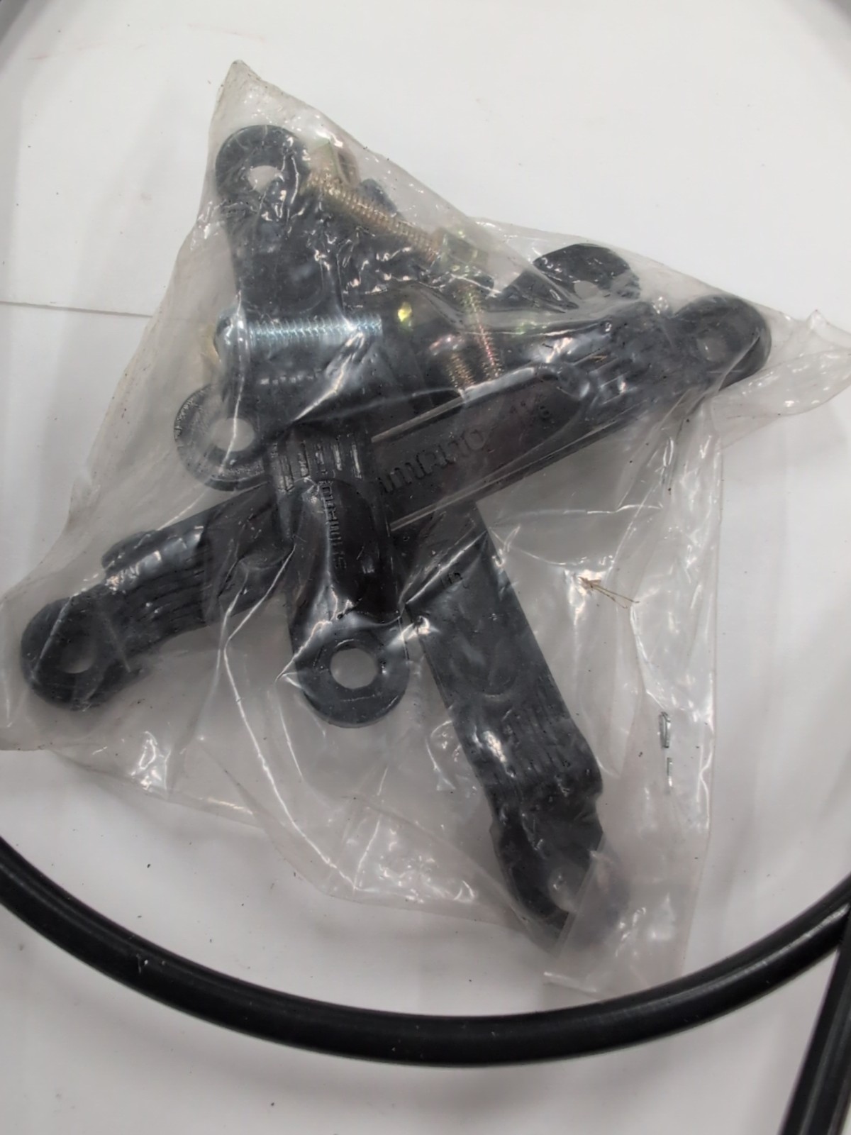 Vintage Shimano Positron Cable Wire Shifter Set NOS Black Plastic 5 Speed