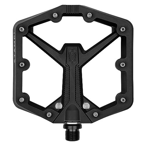 Stamp Flat MTB Pedals – Size-Specific, Lightweight, Large Black Stamp 1 Gen 2