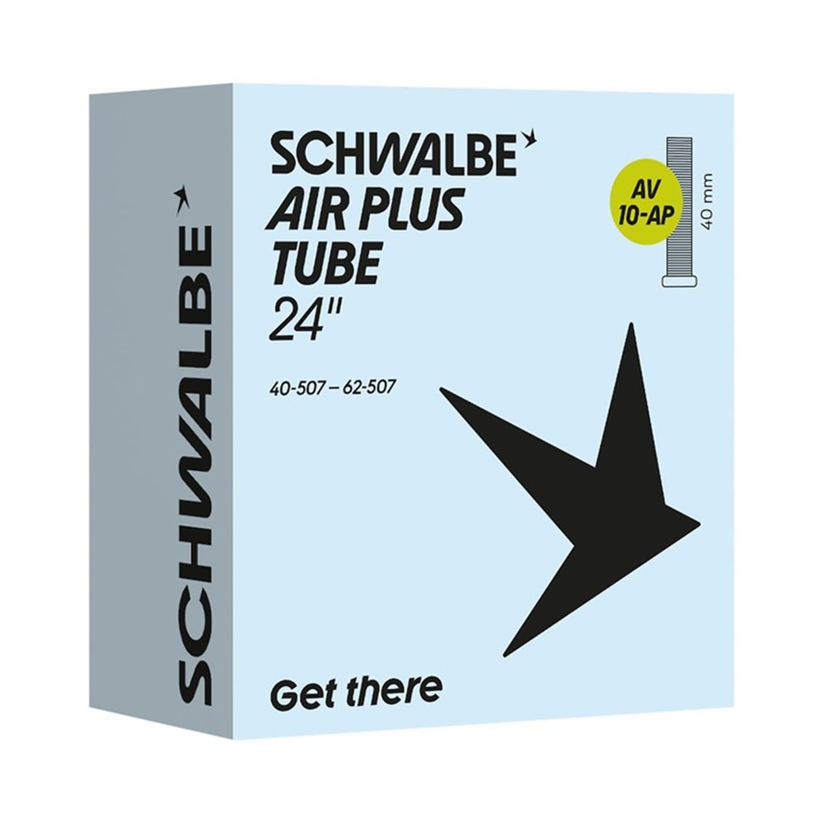 Schwalbe Fahrradschlauch AV10-AP AIR Plus 40/62-507 IB AGV 40mm