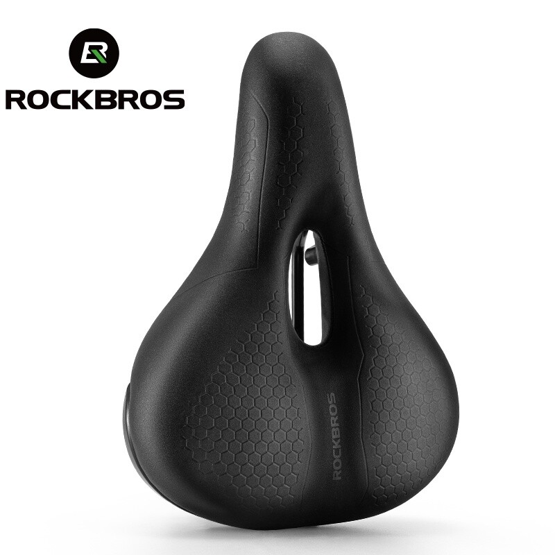 ROCKBROS Comfortable Seat Cushion w/Dual Shock Absorbing Ball Memory Foam Saddle