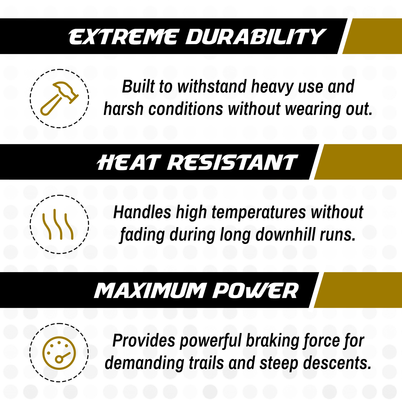 epic SRAM DB8, Motive, Code, G2 RE & Guide RE Brake Pads – Sintered/Metal