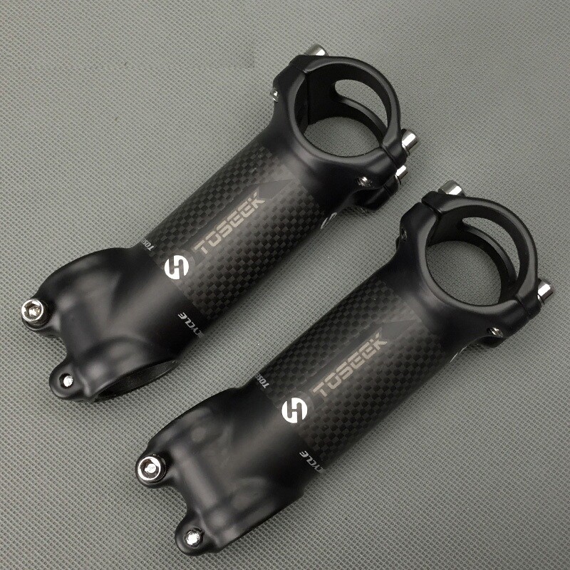 Aluminum Carbon 6/17° MTB Road Bike handlebar Stems Bicycle bar Stem 31.8*60-120