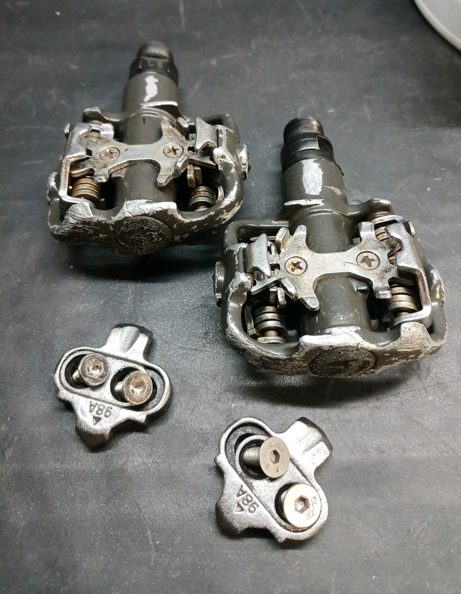 Ritchey Wellgo MTB Dual Sided Clipless Pedals 9/16″ w/ Cleats SPD Logic Vintage