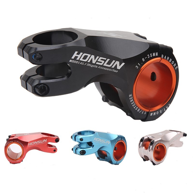 Bicycle Stem -17° CNC Aluminum Alloy Stem MTB XC AM Road Bike Short Stem 70mm