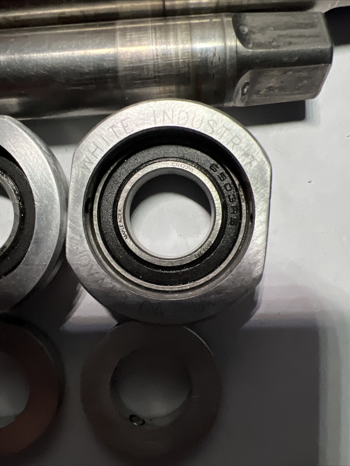 VTG 90s White Industries Titanium Bottom Bracket 68-73×135 or 113mm