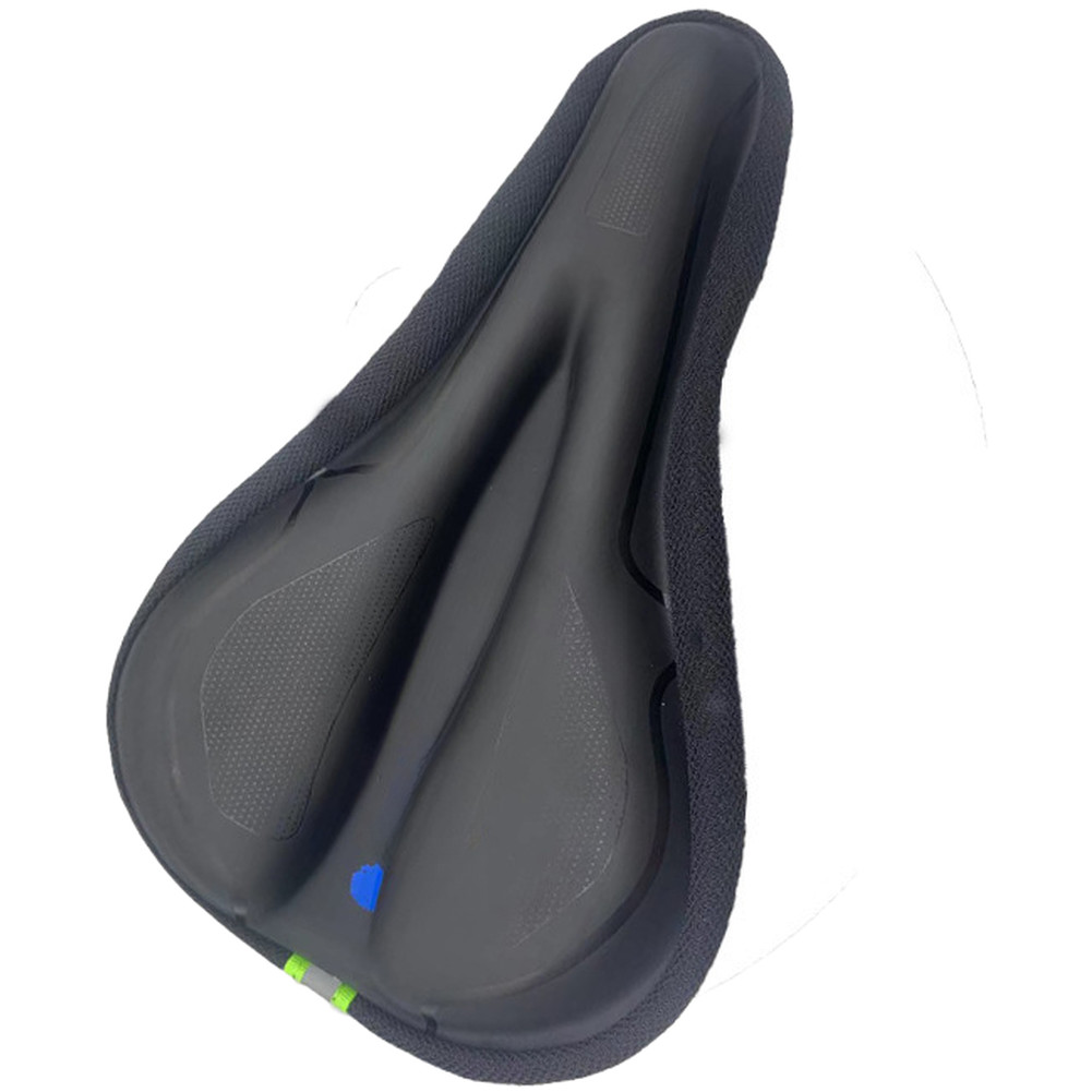 Silicone Bicycle Saddle Pad Waterproof Soft Gel Comfort for Road Cycling Seats