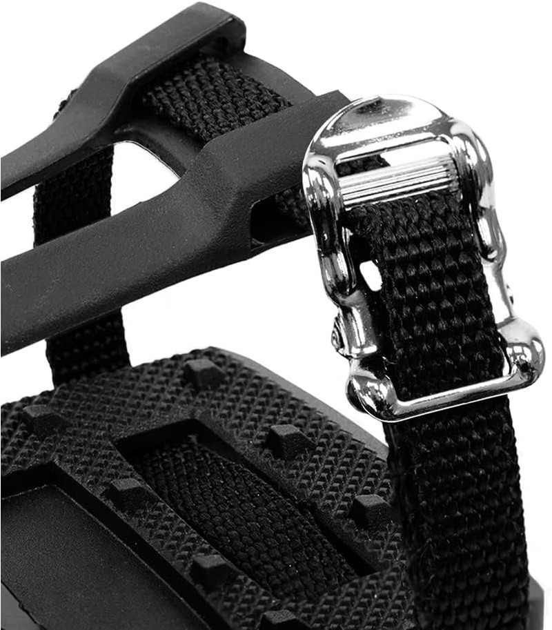 BV Bike Pedals Shimano Spd/Look Delta Compatible 9/16» with Toe Clips – Peloton