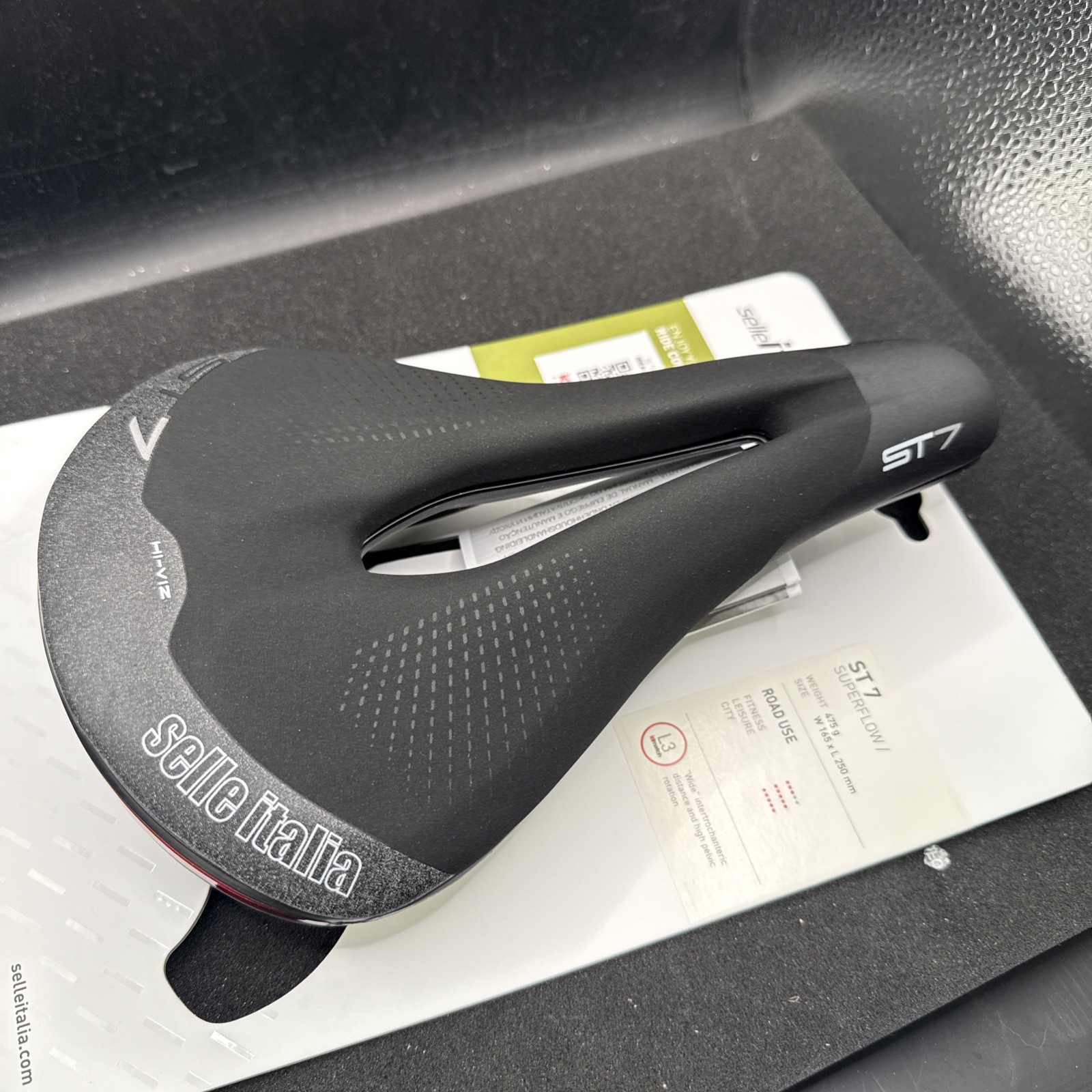 Selle Italia St7 Superflow Vision No Light Cycling Saddle Seat L3 165mm 9419-63