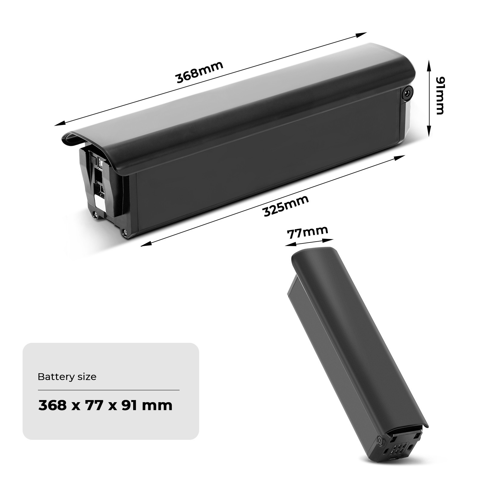 Horizon and Ranger-s Spare Ebike Battery 48V14Ah for Heybike Electric Bike