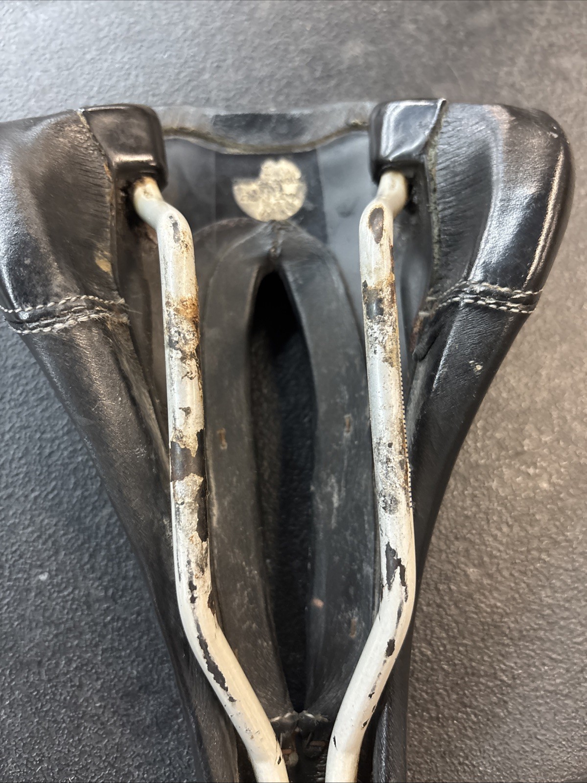 Selle Italia Max Gel Flow Saddle BLACK Made in ITALY 152×278 √ VINTAGE USED