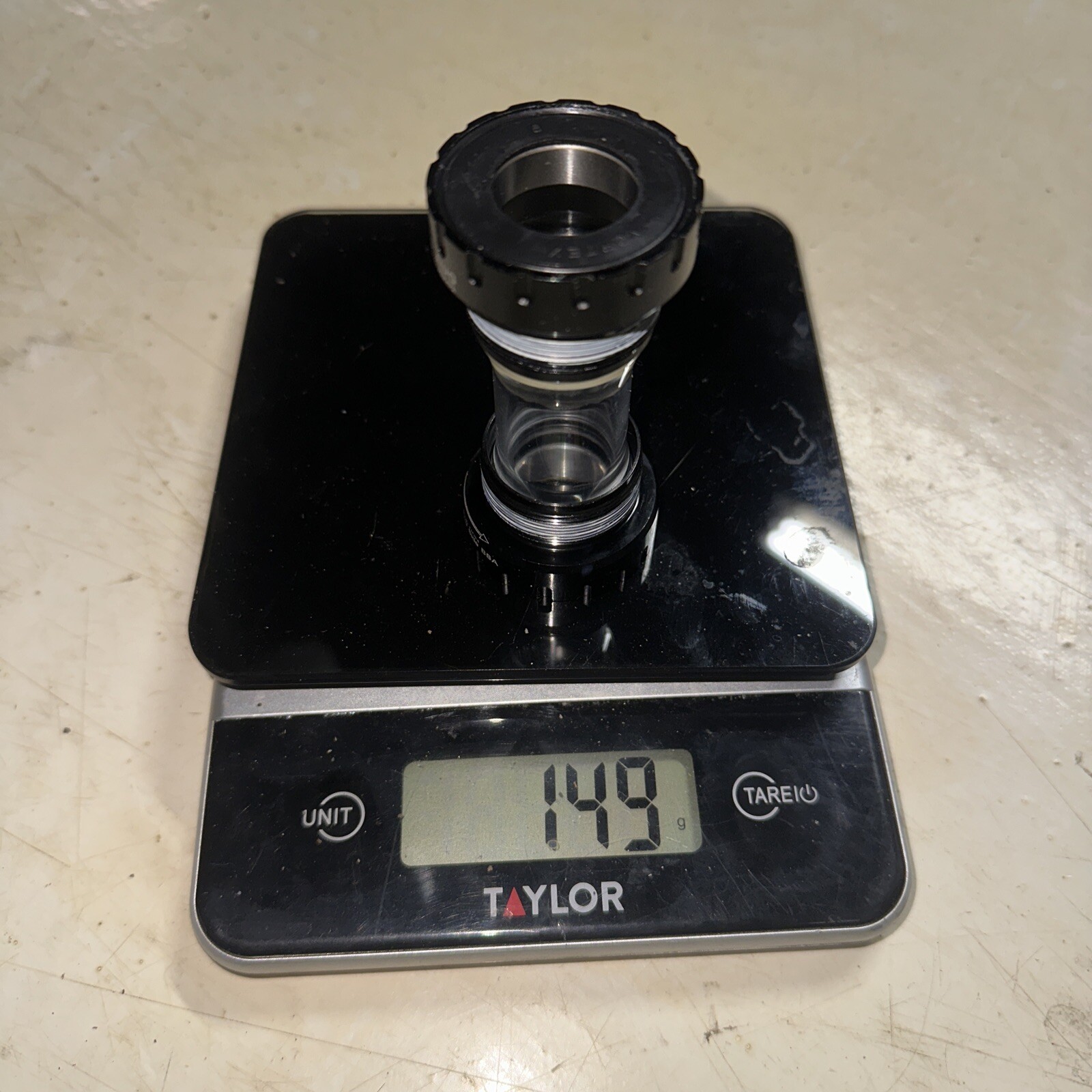 Bottom Bracket Black BSA English 1.37” x 24 TPI 68 mm GXP SRAM style 22/24mm