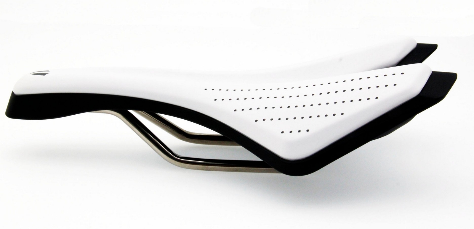 Union Sport Mosselle Road MTB eBike Biking Ti Saddle Titanium-Rail Seat White