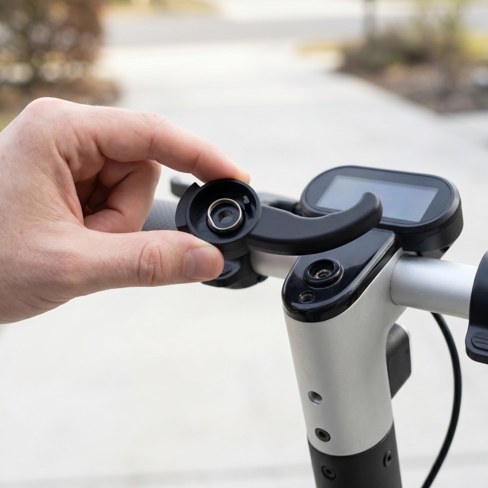 1 Set Electric Scooter Thumb Throttle Lever Reusable Plastic Metal Universal Fit
