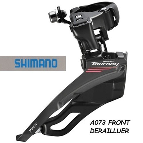 SHIMANO TOURNEY A073 FRONT DERAILLUER 7×3 28.6/31.8/34.9 Bottom Pull Clamp Band
