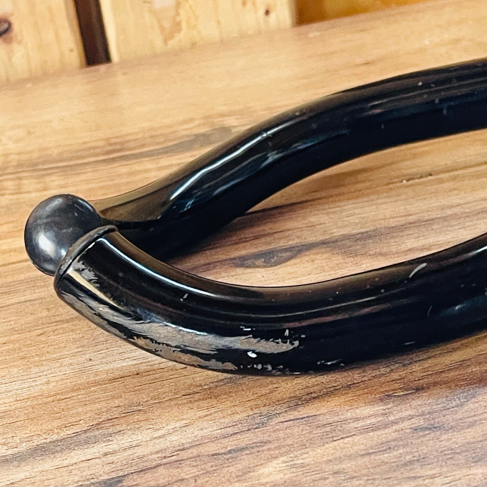 Vintage Salsa Mangos de Amor Bar Ends Chromoly Steel Multi Bend Ergo Black