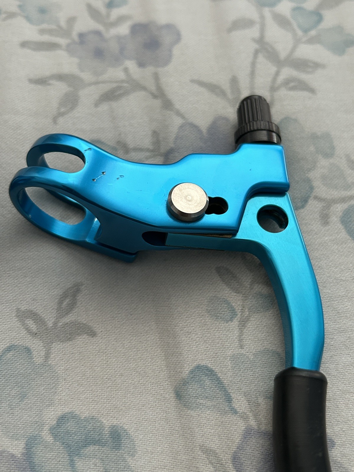 Grafton Re-Entry Canti Brake Levers Turquoise Blue Vintage 90s MTB CNC USA Kooka