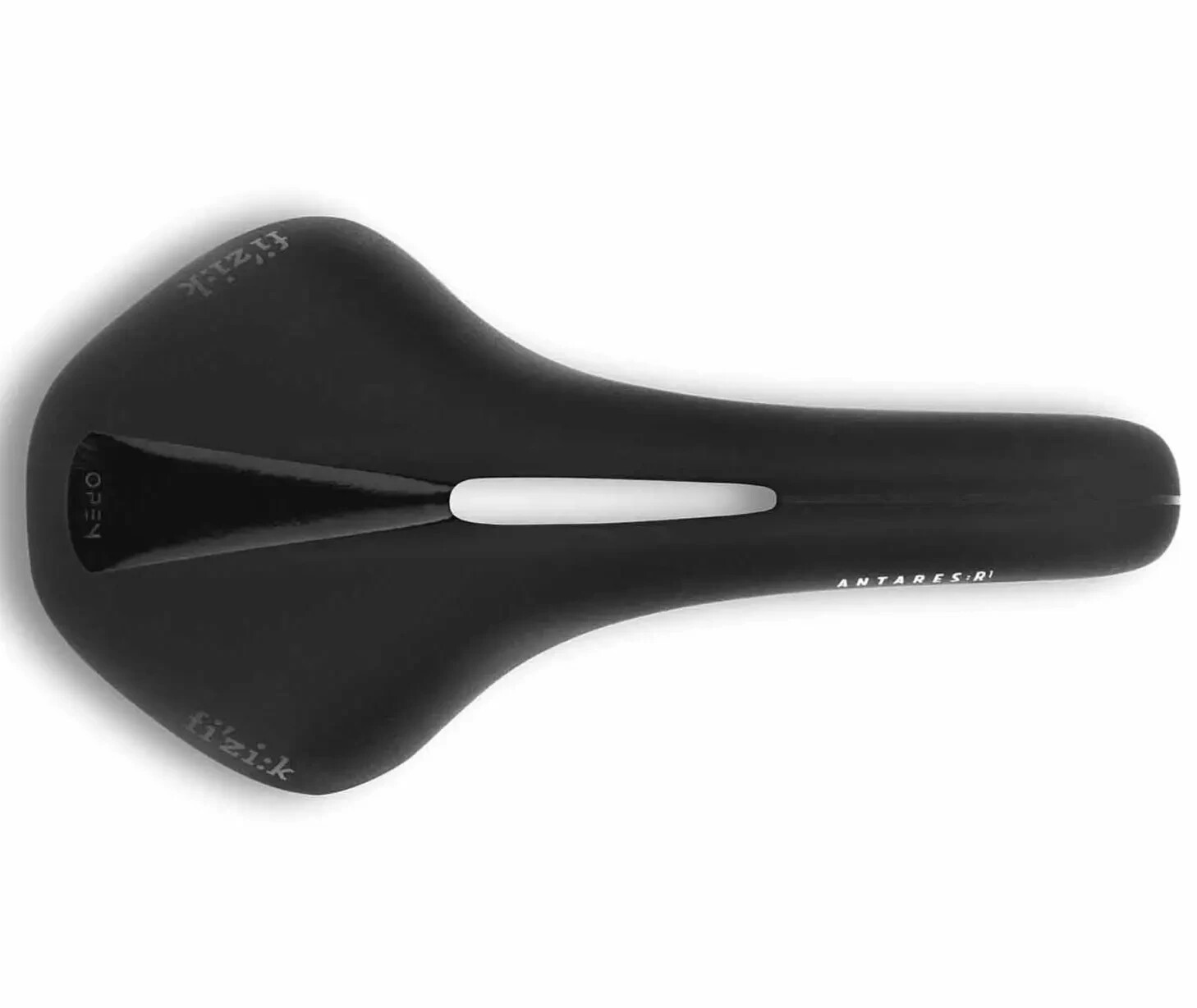 Fizik Antares R1 Open Saddle Carbon Braided Rail LGE 153x275mm 190g ICF Feature