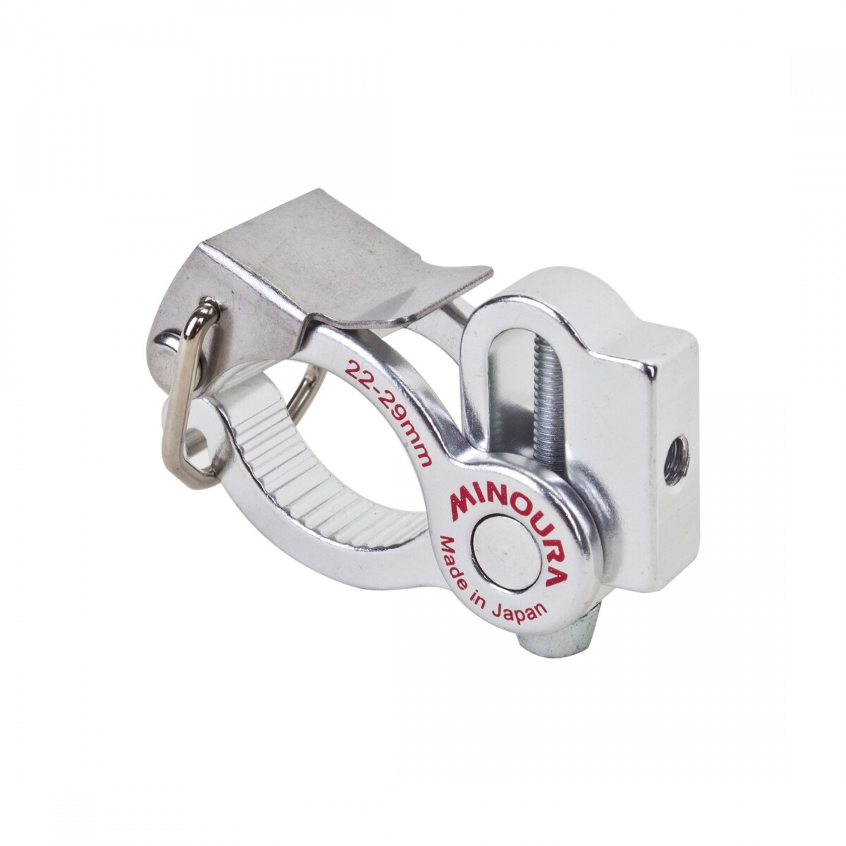 Minoura SpaceMount 22-29mm Silver Quick Clamp Tool Free Installation