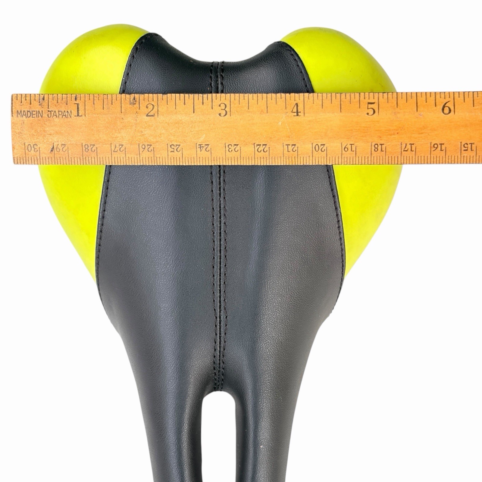 Bicycle Comfort Saddle Seat Black and Yellow Unsure of Brand