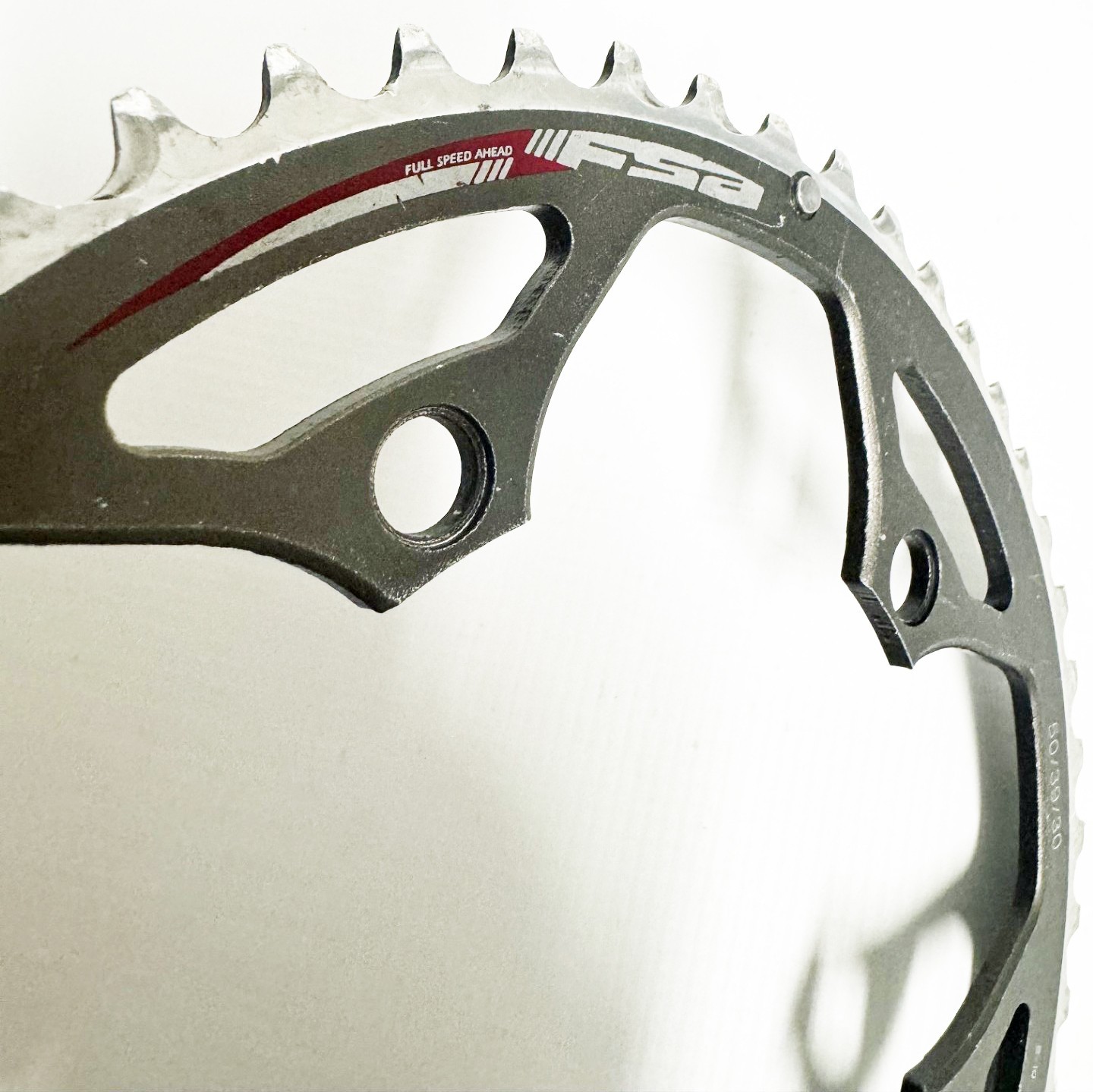 FSA 50-Tooth 130 bcd S-10 Chainring for 50/39/30 3X10 Spd. Drivetrain – Used