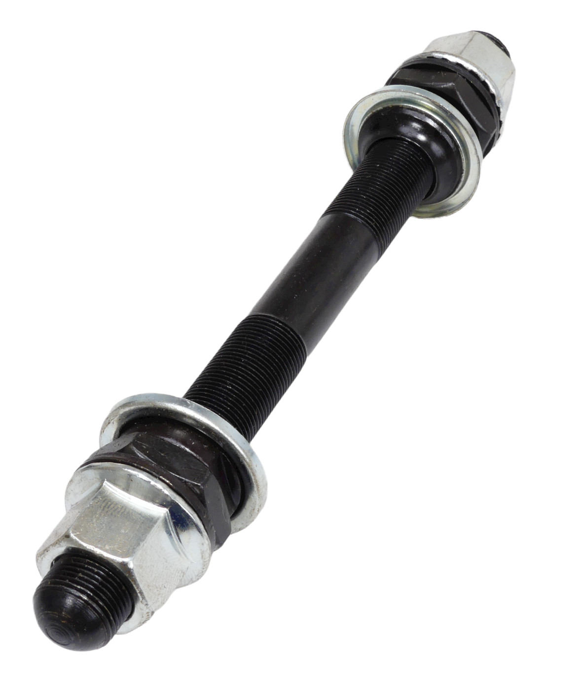BMX bicycle 14mm loose ball axle kit REAR chromoly 180mm long