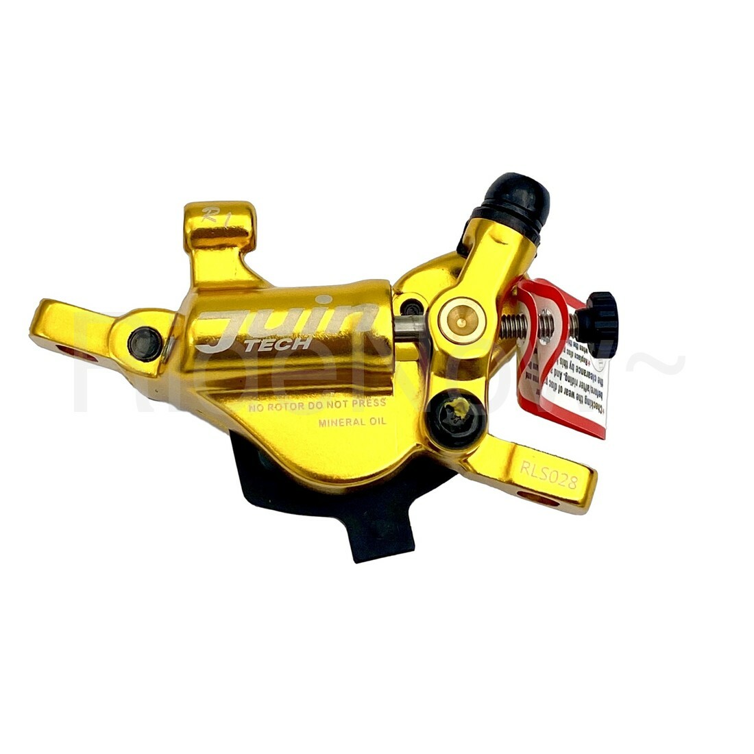 JUIN Tech R1 Hybrid Hydraulic CX Road Bike Disc Brake set + 160mm Rotors Gold