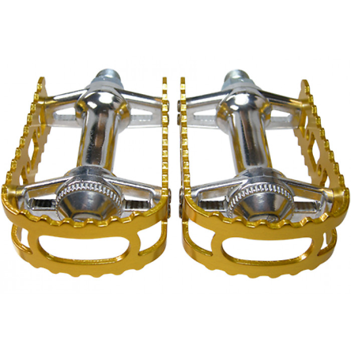 MKS BM7 Bear Trap Pedals Gold 9/16″