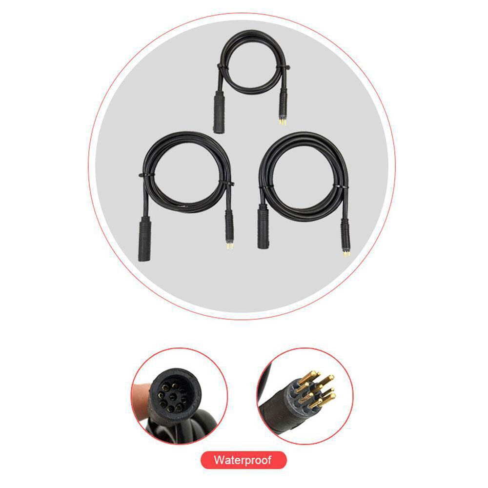 130cm 9Pin Wheel Motor Extension Cable Female to Male Wire for Electric Bike USA