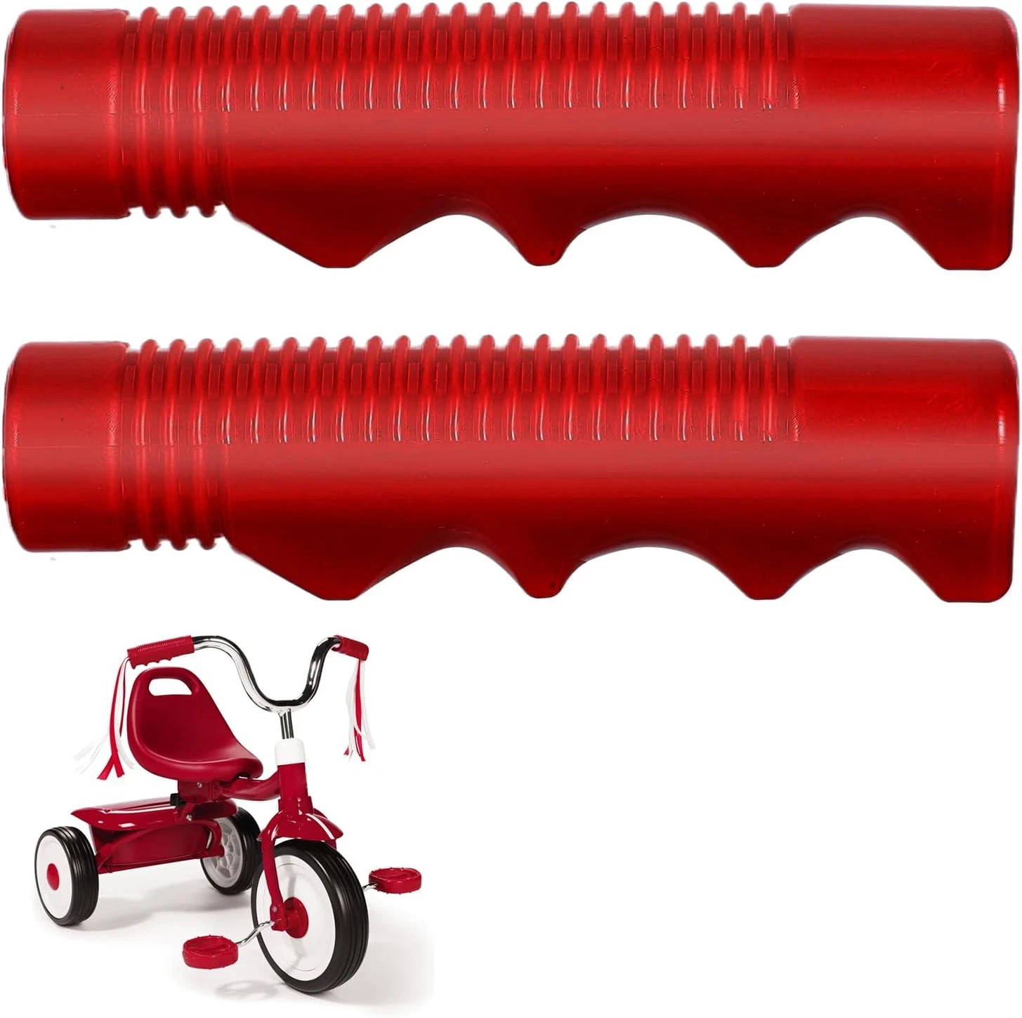 Handlebar Grips Compatible with Tricycle, 3/4 Inch Bicycle Grip, Kids Non-Slip-B