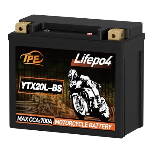 Lithium Powersports Battery YTX20L-BS 12V 9AH 700CCA Lithium Motorcycle