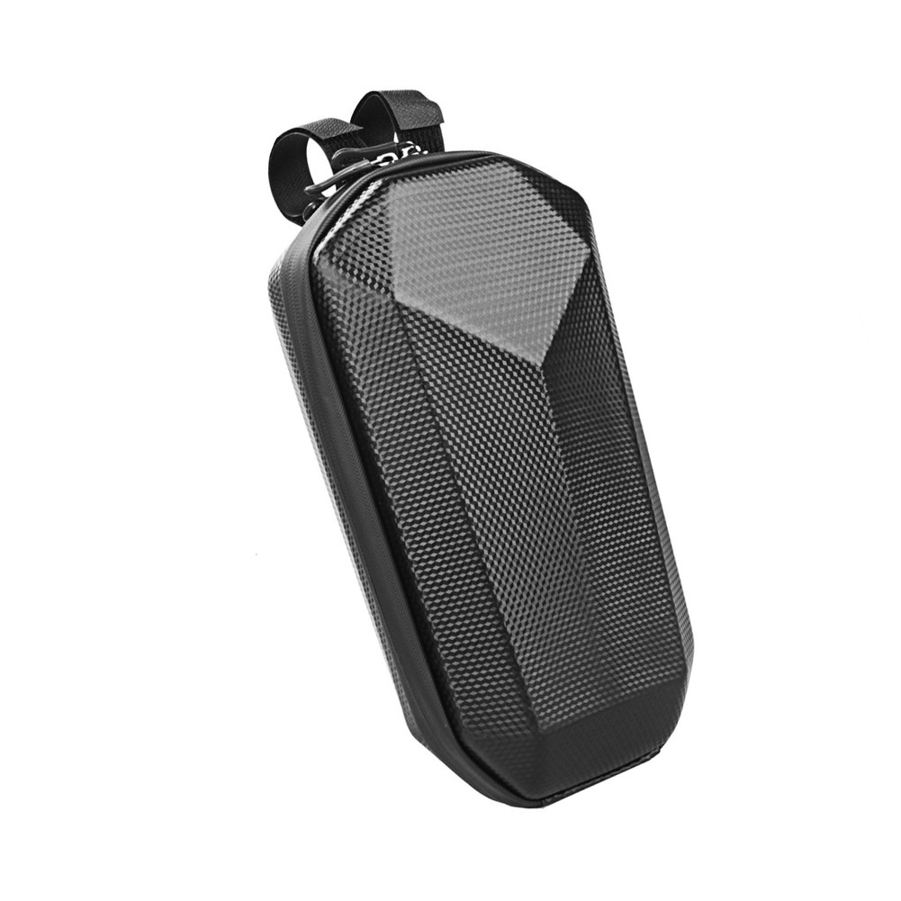 EVA Bicycle Handlebar Bag 30x13x15.5cm Hard Shell Protection Reflective Strips