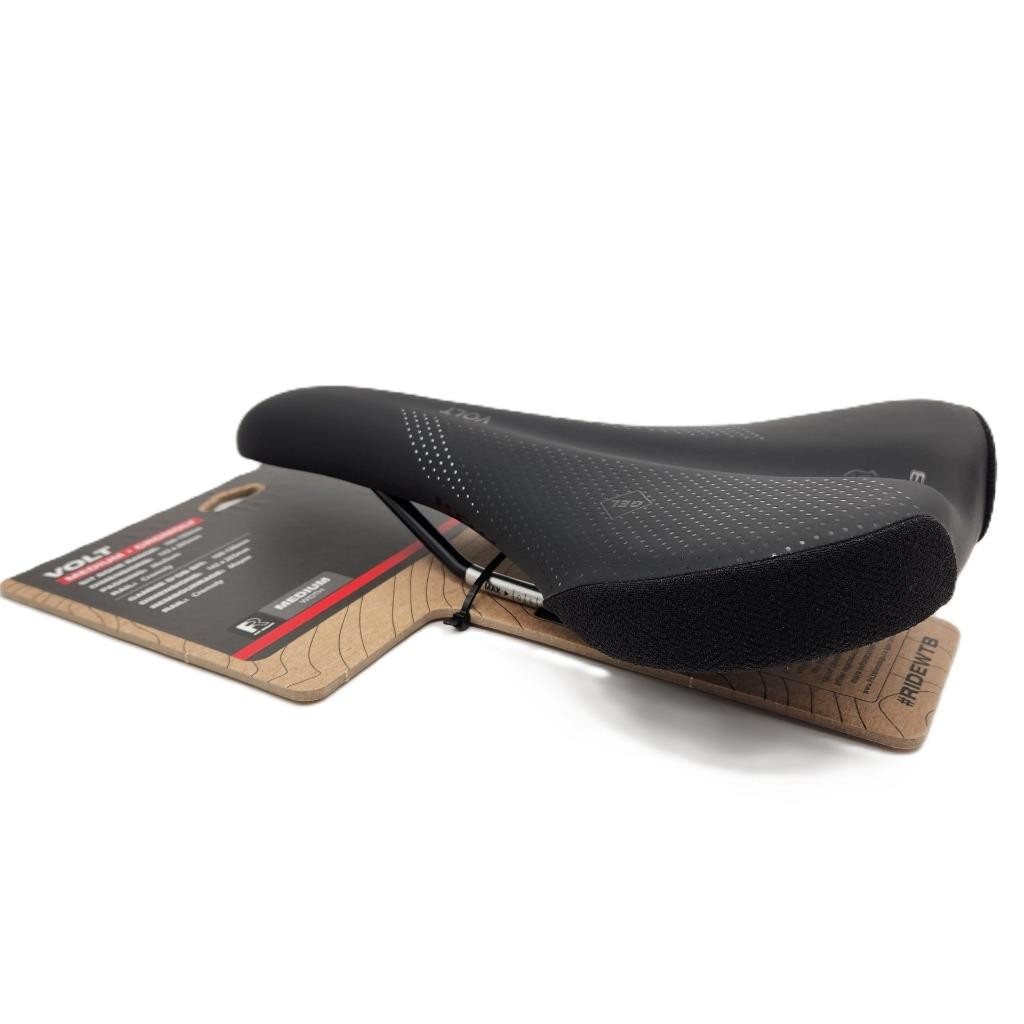 WTB Volt Medium Bicycle Saddle Unisex Seat – Chromoly Rails 142mm x 265mm Black
