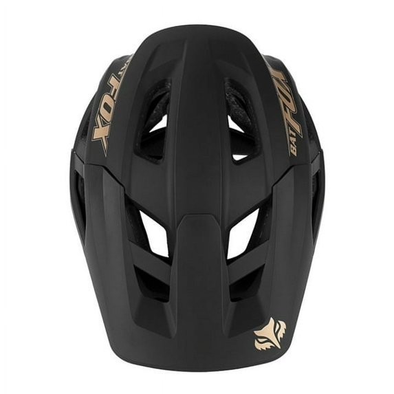 BATFOX MA057 Mountain Bike Helmet for Men & Women Cycling MTB, M, Black Gold