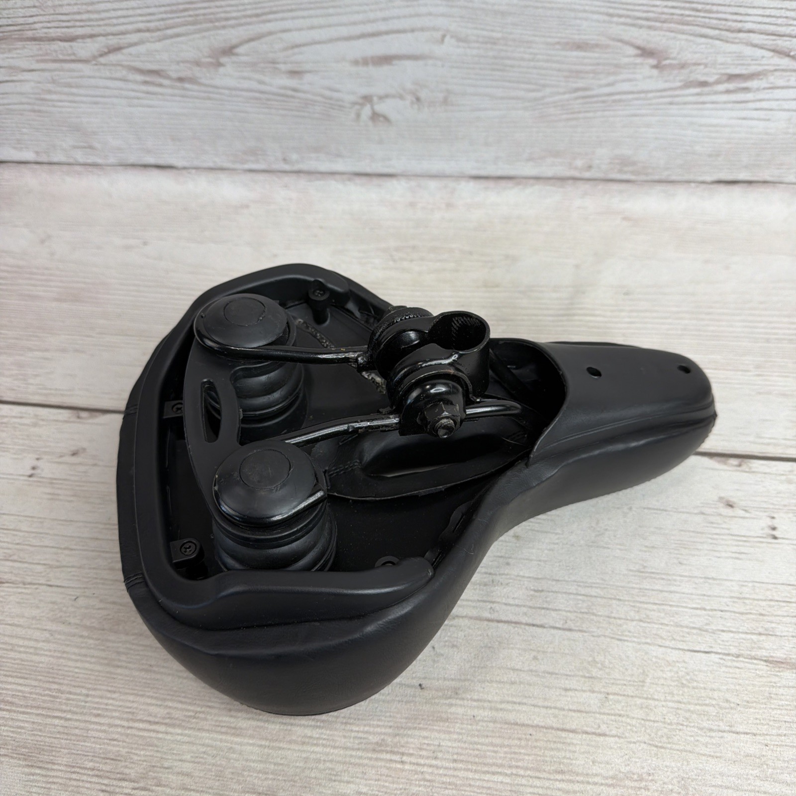 Comfort Wide Big Bum Soft E-bike Bicycle Saddle Seat Cushion Black VGC Free Ship
